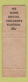Matchbook Cover - Snuffy's Steaks Scotch Plains NJ lobster WORN