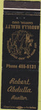 Matchbook Cover - Robert Abdulla Realtor Canton OH