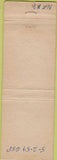 Matchbook Cover - Gerould Clark Real Esate Insurance WORN