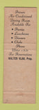 Matchbook Cover - Colonial Inn East Cleveland OH