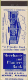Matchbook Cover - Merchant Planters Bank Newport AR