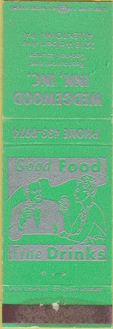 Matchbook Cover - Wedgewood Inn Allentown PA