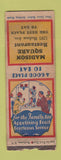 Matchbook Cover - Madison Square Restaurant NYC? IMPRINT MATCH BOBTAIL WEAR