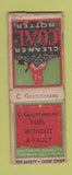 Matchbook Cover - Goudzwaard Coal American Match For Safety BOBTAIL WORN