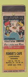Matchbook Cover - Fergie's Cafe Mattoon IL WORN
