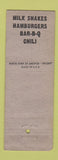 Matchbook Cover - Fergie's Cafe Mattoon IL WORN