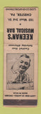 Matchbook Cover - Keenan's Musical Bart Chester PA WORN
