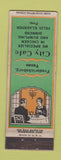 Matchbook Cover - City Cafe Fredericksburg TX