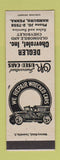 Matchbook Cover - Degler Chevrolet Oldsmobile Hamburg PA