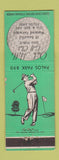 Matchbook Cover - Oak Hills Golf Club Palos Park IL Palos Heights?