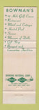 Matchbook Cover - Bowman's Mount Hood Golf Club Wemme OR WEAR