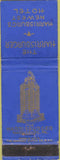Matchbook Cover - Harrisburger Hotel Harrisburg PA