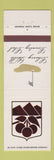 Matchbook Cover - Cherry Hills Country Club Denver Colorado