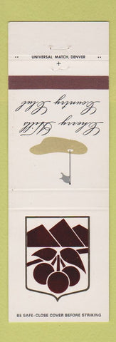 Matchbook Cover - Cherry Hills Country Club Denver Colorado