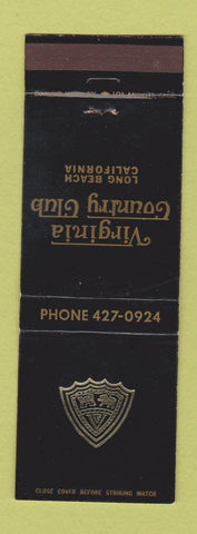 Matchbook Cover - Virginia Country Club Long Beach CA