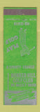 Matchbook Cover - Bunker Hill Golf Club Chicago IL
