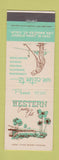 Matchbook Cover - Western Country Club Los Angeles CA