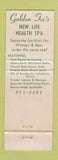 Matchbook Cover - Golden Tee Golf Center Cincinnati OH