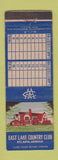 Matchbook Cover - East Lake Country Club Atlanta GA