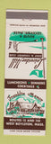 Matchbook Cover - Franklin Manor West Boylston MA Leicester Hill Golf