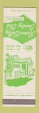 Matchbook Cover - Radnor Valley Country Club Ithan PA