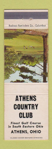 Matchbook Cover - Athens Country Club Athens OH
