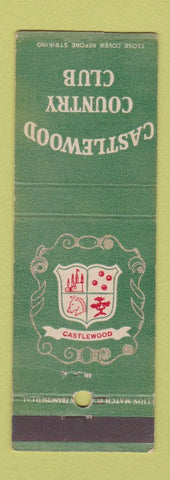 Matchbook Cover - Castlewood Country Club Pleasanton CA