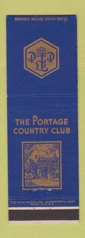 Matchbook Cover - Portage Country Club