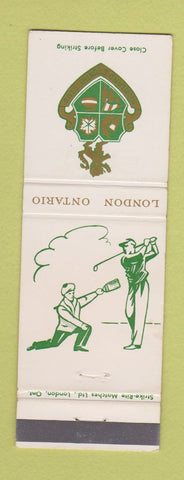 Matchbook Cover - Highland Country Club London ON