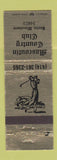 Matchbook Cover - Mascoutin Country Club Berlin WI WEAR