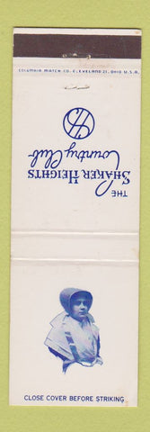 Matchbook Cover - Shaker Heights Country Club OH