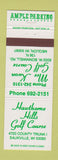 Matchbook Cover - Hawthorne Hills Golf Course Saukville WI Mequon