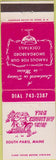 Matchbook Cover - The Country Way South Paris ME girlie wishing well