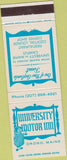 Matchbook Cover - University Motor Inn Orono ME