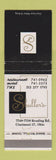 Matchbook Cover - Schuller's Restaurant Motel Cincinnati OH WEAR