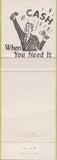 Matchbook Cover - Post Office Credit Union New Orleans LA