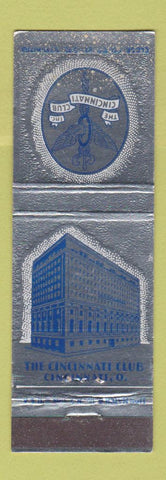 Matchbook Cover - Cincinnati Club OH