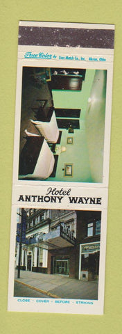 Matchbook Cover - Hotel Anthony Wayne Akron OH