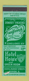 Matchbook Cover - Hotel Howe Akron OH WORN