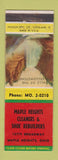 Matchbook Cover - Maple Heights Cleaners OH #2