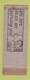Matchbook Cover - Society Cleaners Warren OH