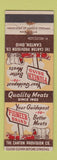 Matchbook Cover - Pioneer Brand Meats Canton OH