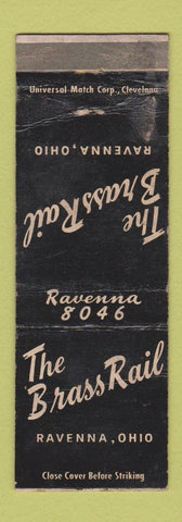 Matchbook Cover - Brass Rail Ravenna OH WORN