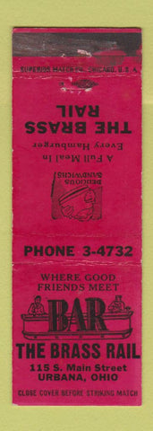 Matchbook Cover - Brass Rail Urbana OH WEAR