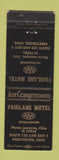 Matchbook Cover - Fairlane Motel Perrysburg OH WEAR