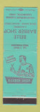 Matchbook Cover - Belle Barber Shop Lakewood OH WEAR