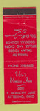 Matchbook Cover - Vito's Venice Inn Kettering OH