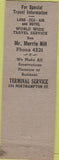 Matchbook Cover - Terminal Hotel Easton PA