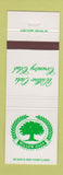 Matchbook Cover - Willow Oaks Country Club Richmond? VA?