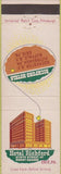 Matchbook Cover - Hotel Richford Erie PA